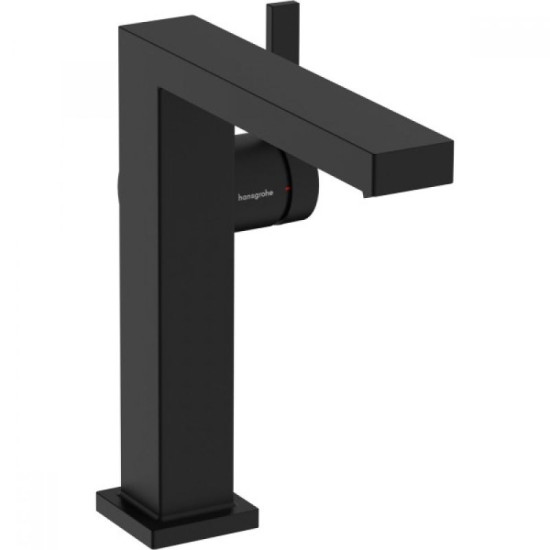 Змішувач для раковини Hansgrohe Tecturis E 150 73040670 CoolStart, push-open чорний матовий