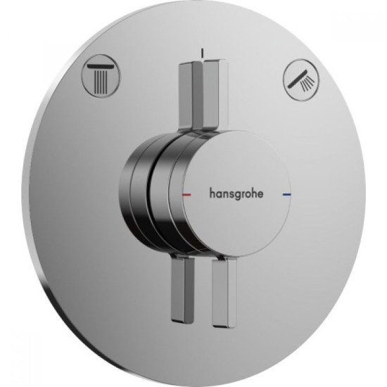 Змішувач прихованого монтажу для душу Hansgrohe DUO TURN S 75418000 хром