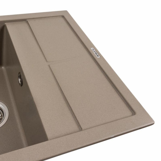 Кухонна мийка Valeso 6550 LOTOS матова Титан