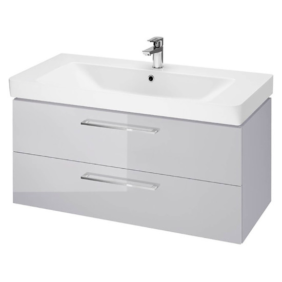 Тумба з раковиною Cersanit LARA S801-366 сірий