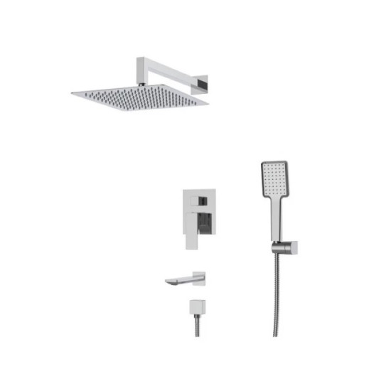 Душова система прихованого монтажу Koer KB-64010-01 (Колір хром) (KR3492)
