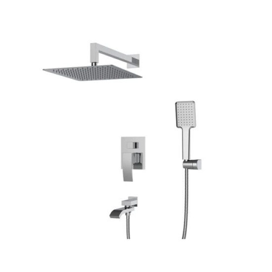 Душевая система скрытого монтажа Koer KB-66007-01 (хром) (KR3464)