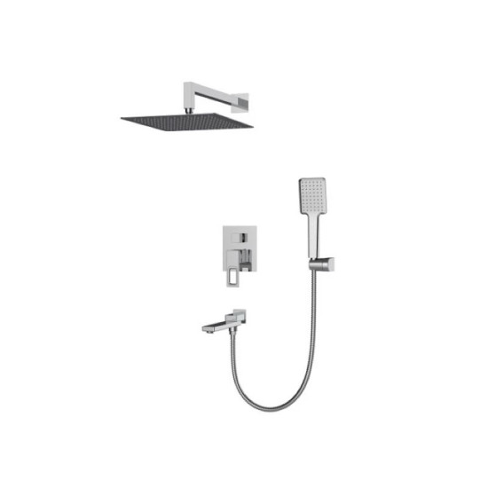 Душевая система скрытого монтажа Koer KB-66009-01 (хром) (KR3508)