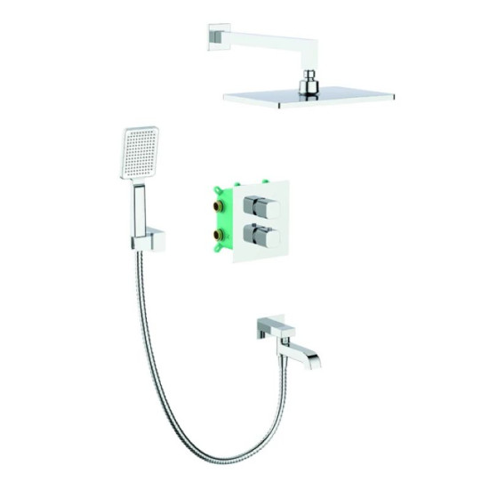 Душова система прихованого монтажу Koer KB-67011-01 (Колір хром) (KR4726)