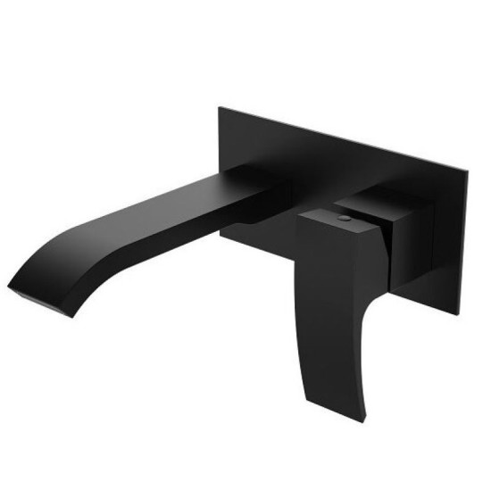 Смеситель скрытого монтажа для раковины Koer KB-16007-05 (Цвет черный) (KR3451)