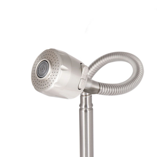 Кухонний змішувач Lidz Aria 015F41 LDARI015F41NKS45306 Nickel