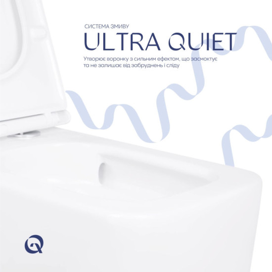 Унітаз підвісний Qtap Gemini Soft-close QT2533076EUQW