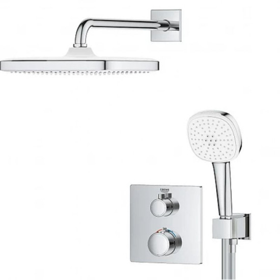 Душова система прихованого монтажу Grohe Grohtherm Cube 34871000