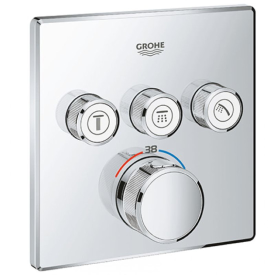Душевая система скрытого монтажа Grohe Grohtherm SmartControl Cube 34864000