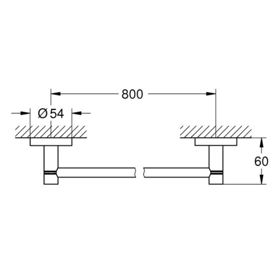 Тримач для рушників Grohe QuickFix Start (411872430)