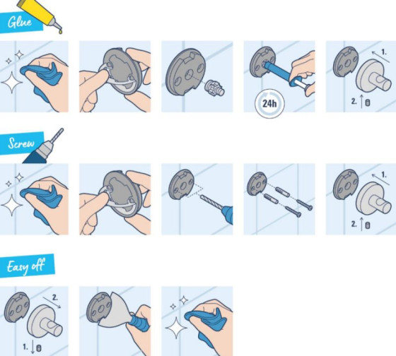 Набір аксесуарів Grohe QuickFix Start Cube 4 в 1 (411152430)