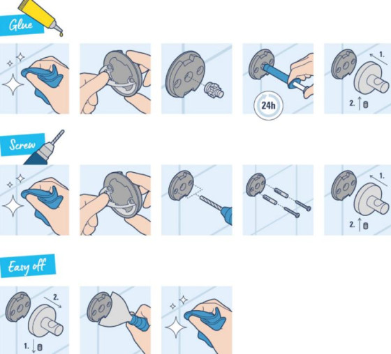 Полиця для ванної кімнати Grohe QuickFix Start 530 мм (412022430)