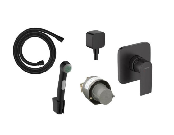 Гігієнічний душ із змішувачем Hansgrohe Vernis Shape, матовий чорний (20230006)