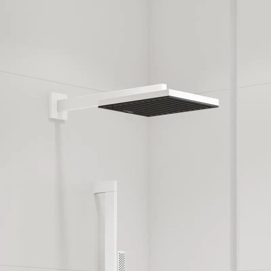Держатель для верхнего душа Hansgrohe E 390 мм, матовый белый (24337700)
