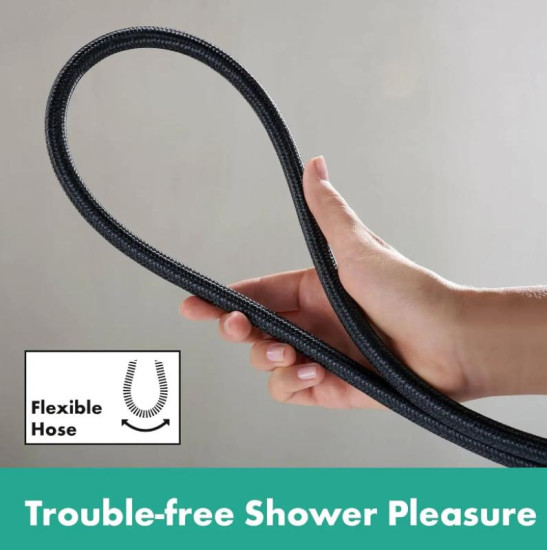 Душовий шланг Hansgrohe Designflex 1,6м, Brushed Black хром (28260340)