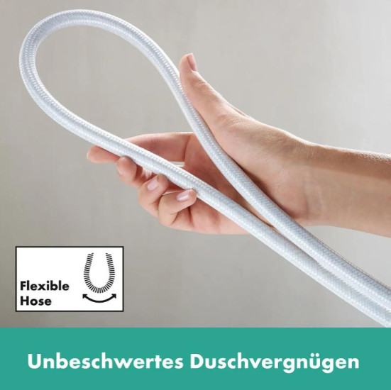 Душовий шланг Hansgrohe Designflex 1.25 м, матовий білий (28220700)