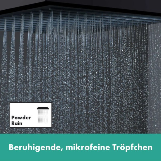Лійка для верхнього душу Hansgrohe Pulsify Е 260 1jet EcoSmart, матовий чорний (24331670)