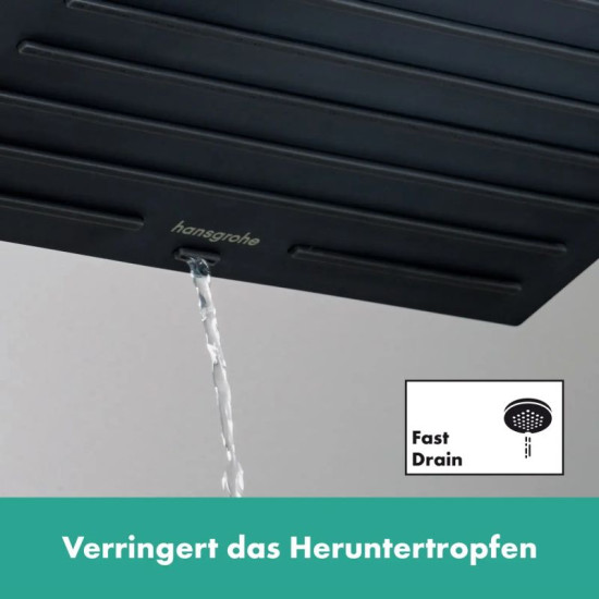 Лійка для верхнього душу Hansgrohe Pulsify Е 260 1jet EcoSmart, матовий чорний (24331670)