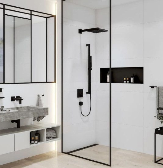 Лійка для верхнього душу Hansgrohe Pulsify Е 260 1jet EcoSmart, матовий чорний (24331670)