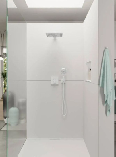 Лійка для верхнього душу Hansgrohe Raindance E Overhead shower 300 1jet, білий матовий (26238700)