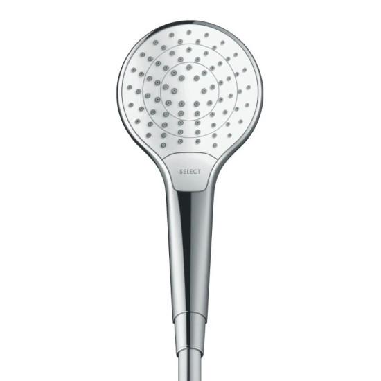Лейка для ручного душа Hansgrohe Croma Select S 110 Vario EcoSmart  9л/мин, белый/хром (26803400)