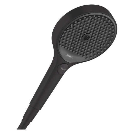 Лійка для ручного душу Hansgrohe Rainfinity 130 3jet EcoSmart, матовий чорний (26865670)