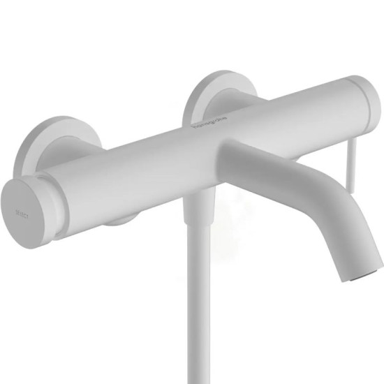 Смеситель для ванны Hansgrohe Tecturis S матовый белый (73422700)