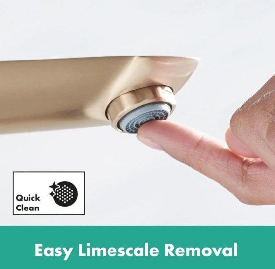 Змішувач для раковини Hansgrohe Talis E 240 без донного клапана, матова бронза (71717140)