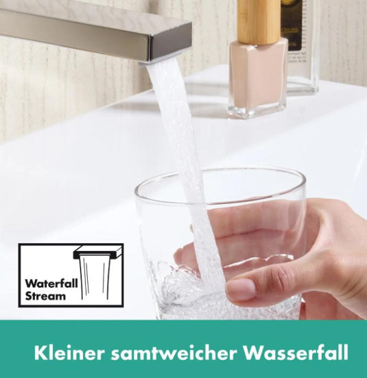 Змішувач для раковини Hansgrohe Tecturis E 110 Fine CoolStart із донним клапаном pop-up, хром (73023000)