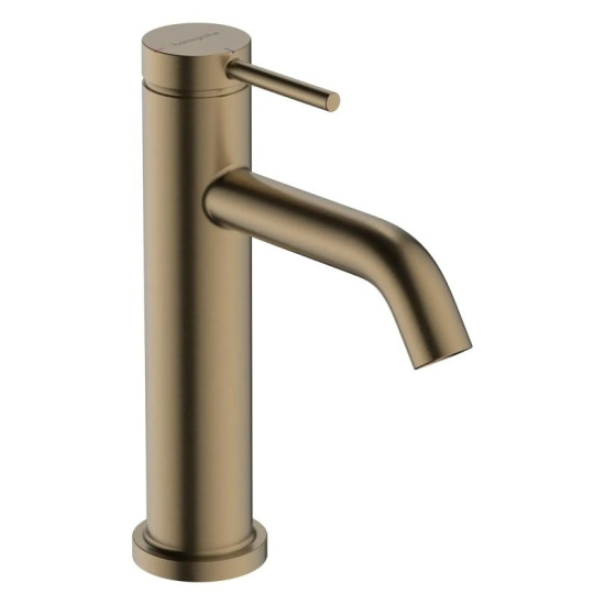 Смеситель для раковины Hansgrohe Tecturis S 110 CoolStart матовая бронза (73314140)