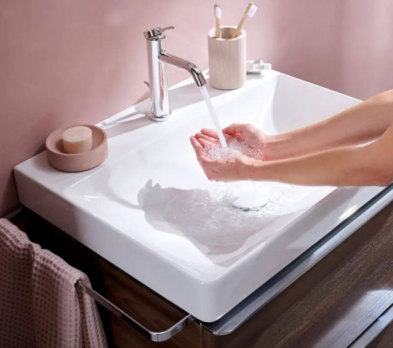 Змішувач для раковини Hansgrohe Tecturis S 110 CoolStart хром (73314000)