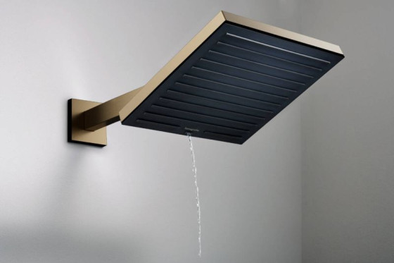 Держатель для верхнего душа Hansgrohe Pulsify E 24337140 шлифованная бронза