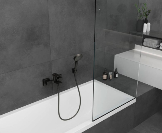 Набір змішувачів Hansgrohe Vernis Shape 71561222 чорний матовий