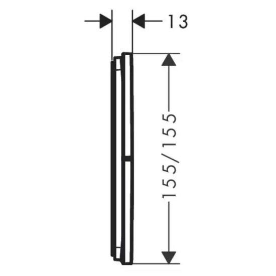 Перемикач Hansgrohe ShowerSelect COMFORT E 15573140 бронза