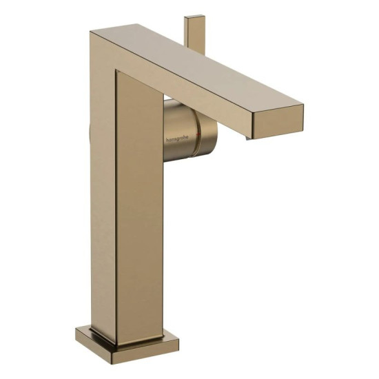 Змішувач для раковини Hansgrohe Tecturis E 150 73040140 CoolStart, push-open шлифованная бронза
