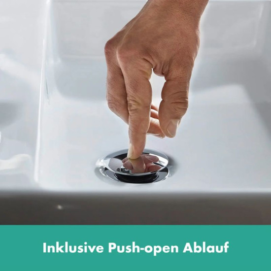 Змішувач для раковини Hansgrohe Tecturis E 240 73070000 CoolStart, push-open хром
