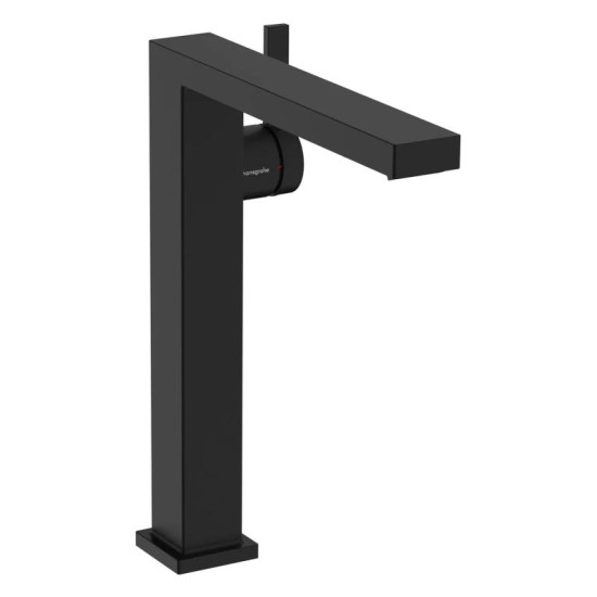Змішувач для раковини Hansgrohe Tecturis E 240 73070670 CoolStart, push-open чорний матовий