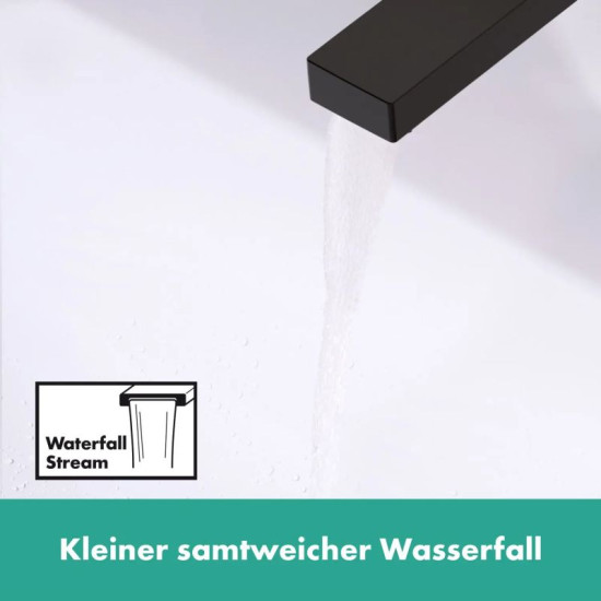 Змішувач для раковини Hansgrohe Tecturis E 240 73070670 CoolStart, push-open чорний матовий