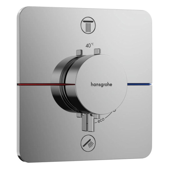 Термостат прихованого монтажу для душу Hansgrohe SHOWER SELECT COMFORT Q 15583000 хром