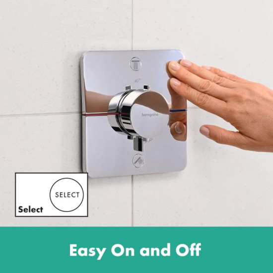 Термостат прихованого монтажу для душу Hansgrohe SHOWER SELECT COMFORT Q 15583000 хром