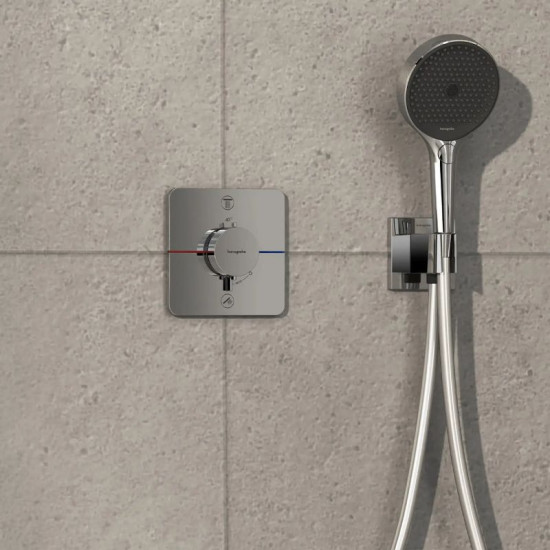 Термостат прихованого монтажу для душу Hansgrohe SHOWER SELECT COMFORT Q 15583000 хром
