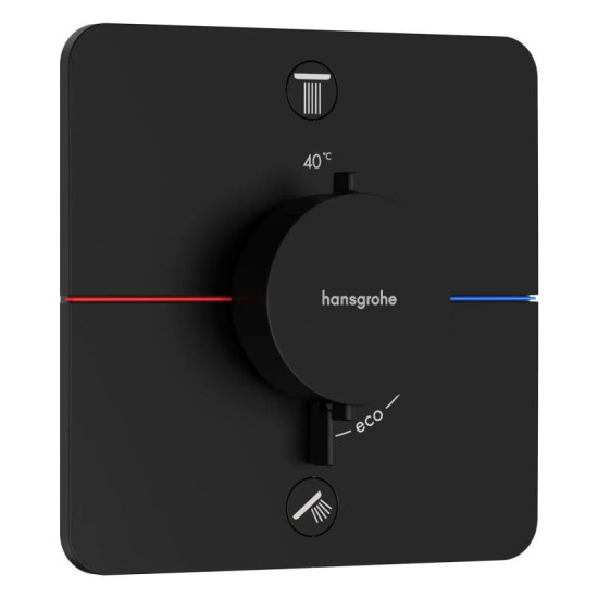 Термостат скрытого монтажа для душа Hansgrohe SHOWER SELECT COMFORT Q 15583670 шлифованная бронза
