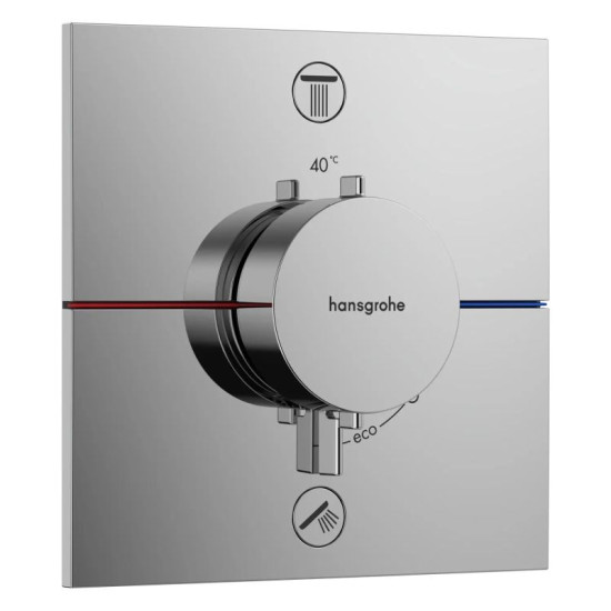 Термостат прихованого монтажу для душу Hansgrohe SHOWERSELECT COMFORT E 15572000 колір хром