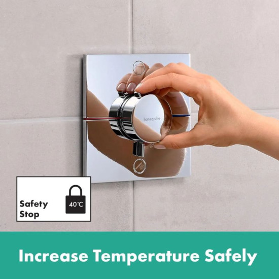 Термостат прихованого монтажу для душу Hansgrohe SHOWERSELECT COMFORT E 15572000 колір хром