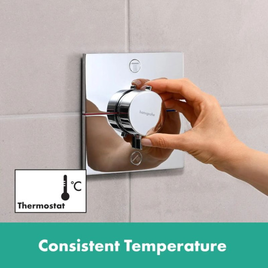 Термостат прихованого монтажу для душу Hansgrohe SHOWERSELECT COMFORT E 15572000 колір хром