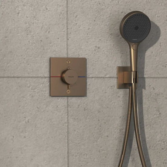 Термостат скрытого монтажа для душа Hansgrohe SHOWERSELECT COMFORT E 15572140 шлифованная бронза