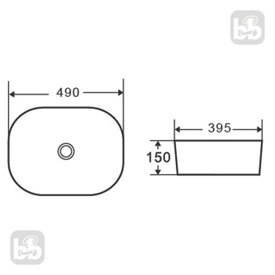 Тумба с раковиной Imprese BLATNA L 80 f32108Dr ильм бергамо