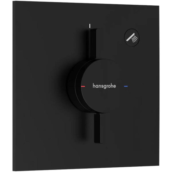 Змішувач прихованого монтажу для душу Hansgrohe DuoTurn E 75617670 чорний матовий