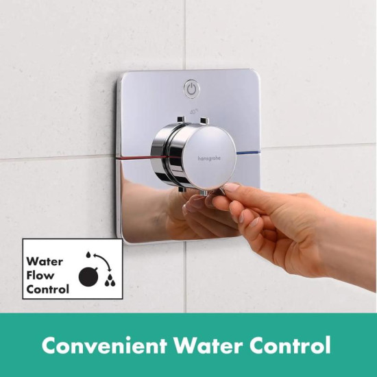 Термостат скрытого монтажа для душа Hansgrohe ShowerSelect Comfort Q 15581000