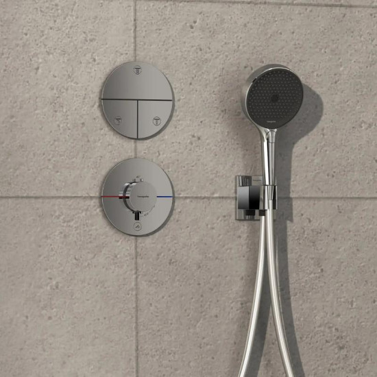 Термостат прихованого монтажу для душу Hansgrohe ShowerSelect Comfort S 15562000